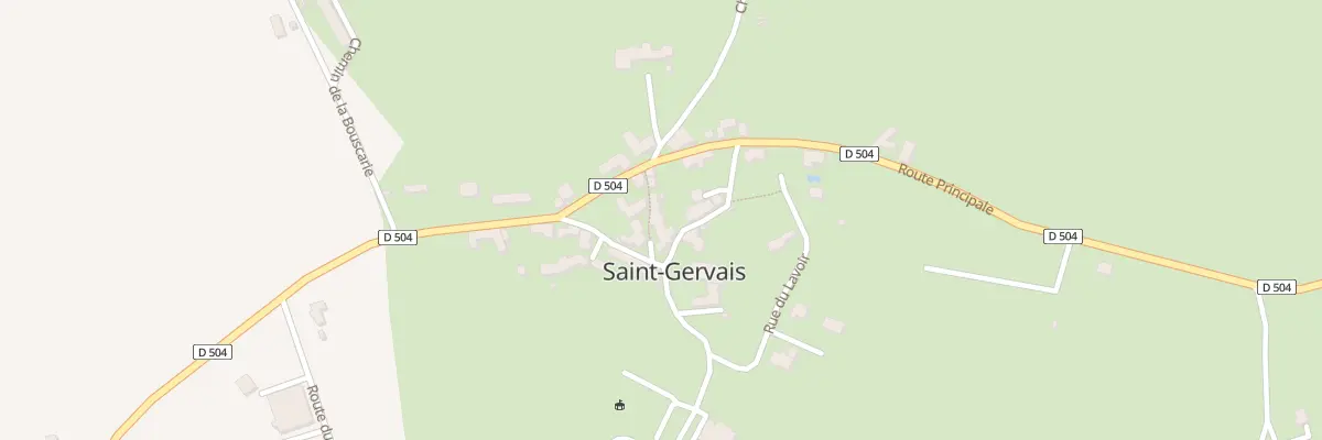 Plan du 5111 Saint Gervais à Saint-Symphorien-de-Thénières