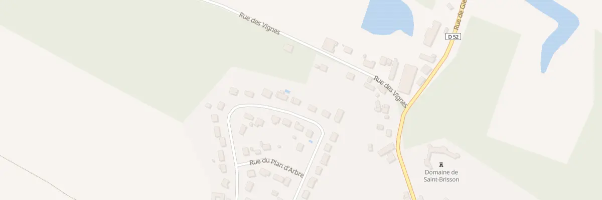 Plan du 6 Rue des Colissonnes à Saint-Brisson-sur-Loire
