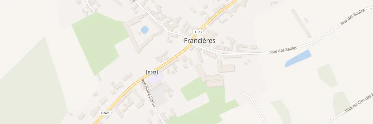 Plan du 2 Rue du Bout du Monde à Francières