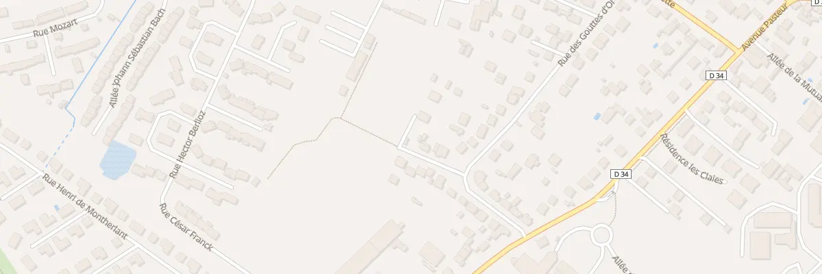 Plan du 8 Rue Pierre de Coubertin à Claye-Souilly