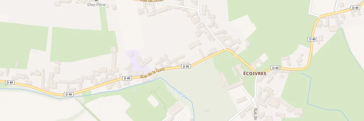 Plan du 6 Rue de la Gare à Mont-Saint-Éloi