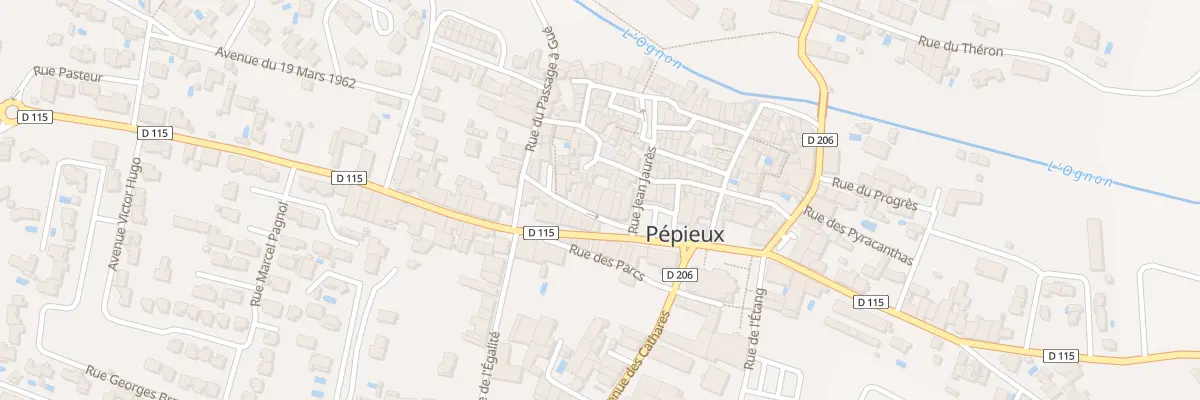 Plan du 6 Rue du Onze Novembre 1918 à Pépieux
