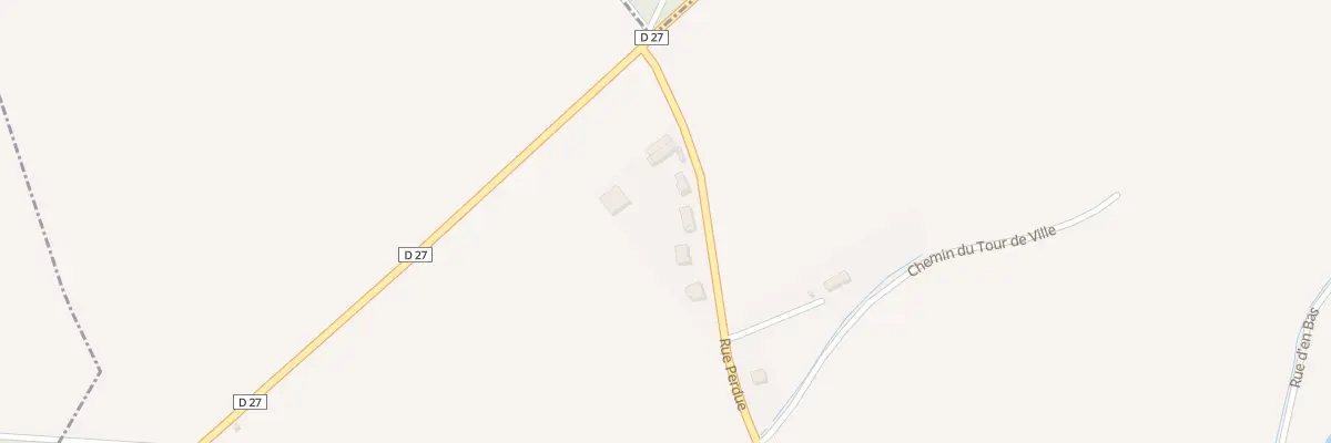 Plan du 11 Rue Perdue à Hainvillers