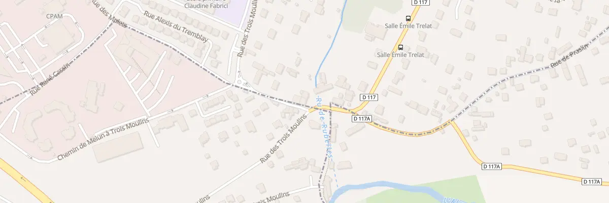 Plan du 3 Pl des Trois Moulins à Rubelles