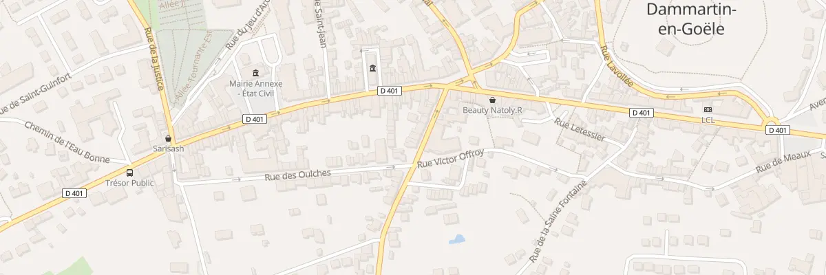 Plan du 6 Rue de la Libération à Dammartin-en-Goële