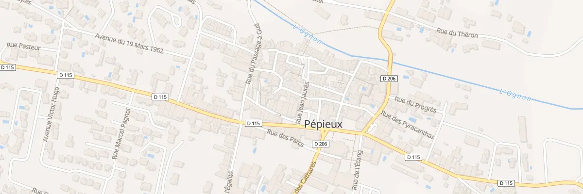 Plan du 3 Rue Jean Moulin à Pépieux
