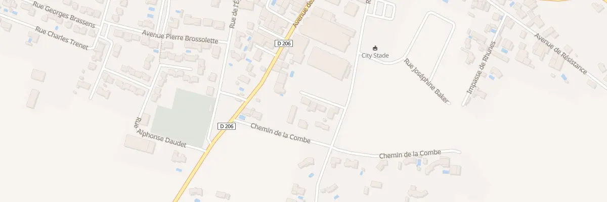 Plan du 12 Rue de l’Etang à Pépieux