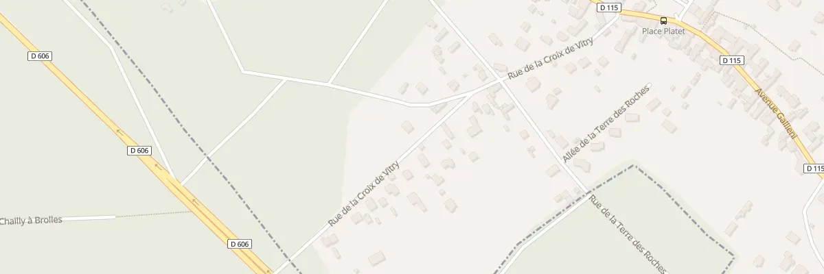 Plan du 14 Rue de la Croix de Vitry à Bois-le-Roi