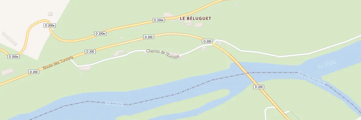 Plan du 324 Che de l’Europe à Broquiès