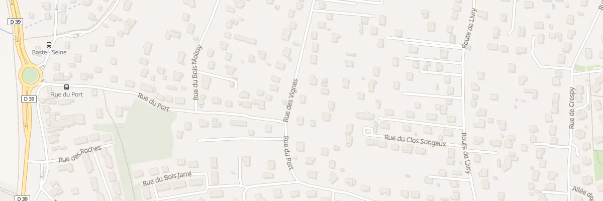 Plan du 219 Rue des Vignes à Vaux-le-Pénil
