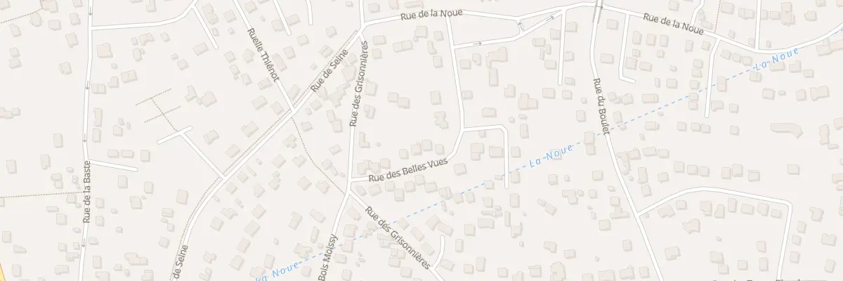 Plan du 85 Rue des Belles Vues à Vaux-le-Pénil