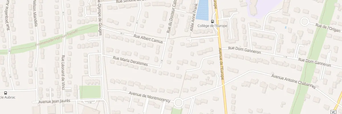 Plan du 5 Rue Maria Deraismes à Dammartin-en-Goële