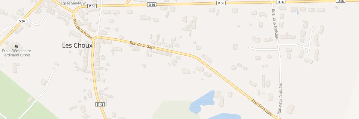 Plan du 26 Rte de la Gare aux Choux