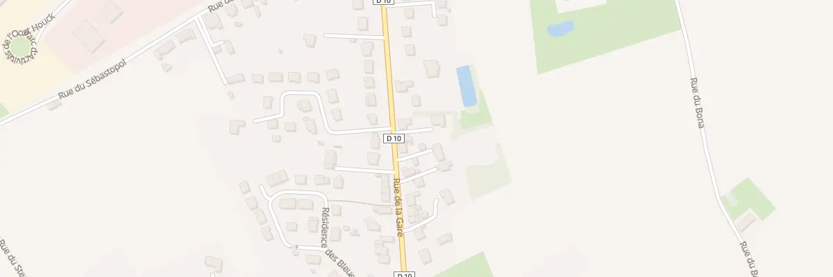 Plan du 1730 Rue de la Gare à Boeschepe