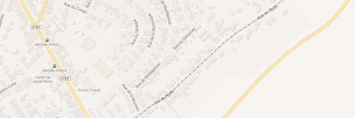 Plan du 52 Rue de Madagascar à Nœux-les-Mines