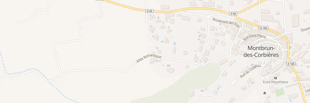 Plan du 9 All Romantique à Montbrun-des-Corbières