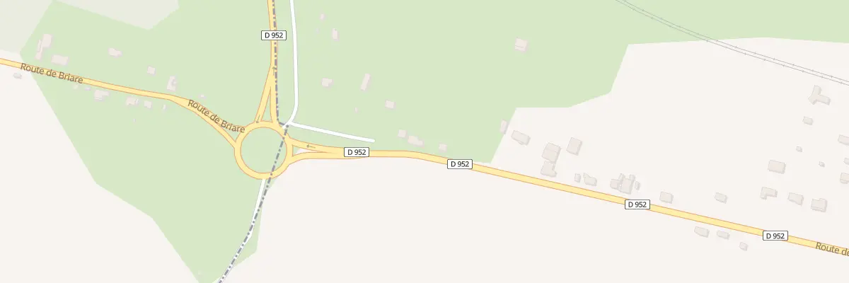 Plan du 1500 Rte de Gien à Briare