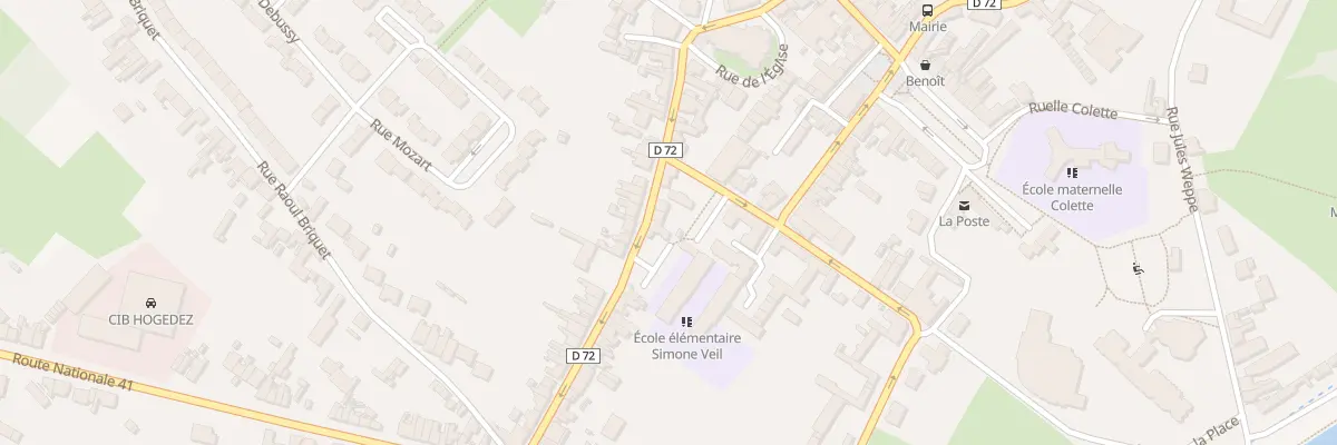 Plan du 33 Rue Sadi Carnot à Beuvry