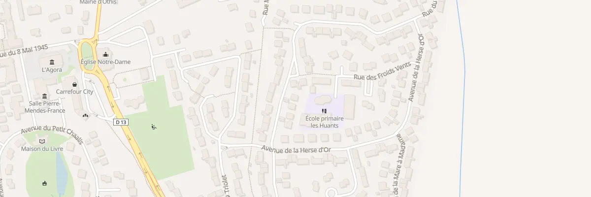 Plan du 38 Av de la Herse d’Or à Othis