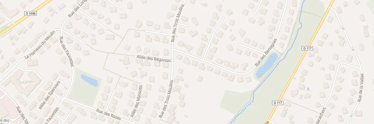 Plan du 4 Rue des Bertagnes à Rubelles