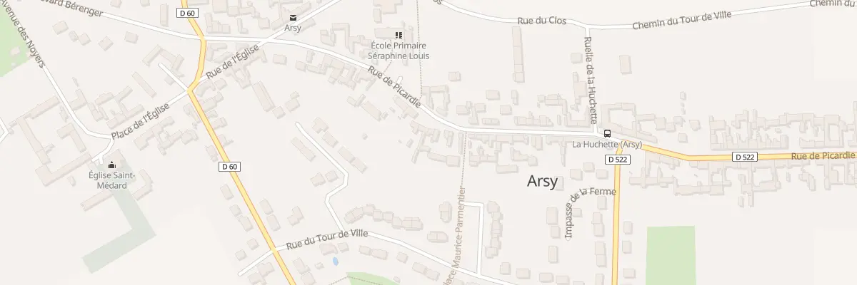 Plan du 97 Rue de Picardie à Arsy