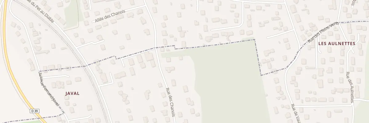 Plan du 62 Rue des Chanois à Livry-sur-Seine