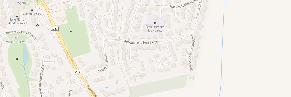 Plan du 57 Av de la Herse d’Or à Othis