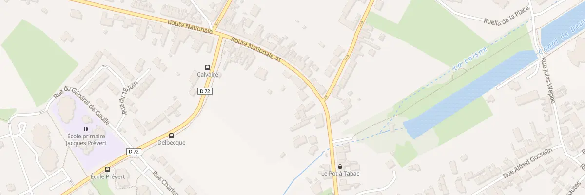 Plan du 45 Rte Nationale à Beuvry