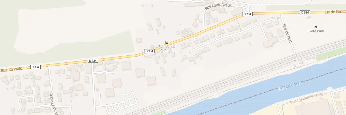 Plan du 5 Rue de Paris à Pomponne