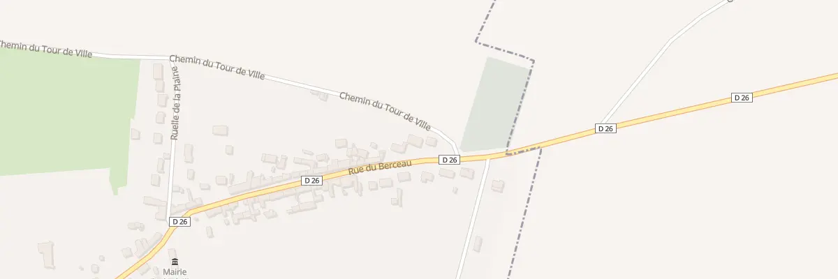 Plan du 454 Rue du Berceau à Hémévillers