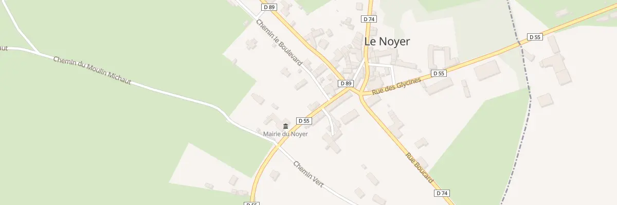 Plan du 6 Rue de la Mairie au Noyer