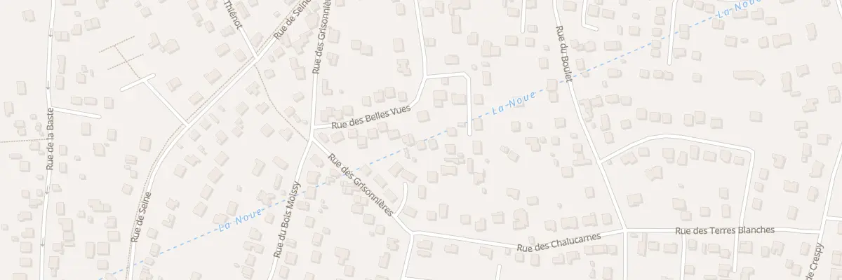 Plan du 108 Rue des Belles Vues à Vaux-le-Pénil