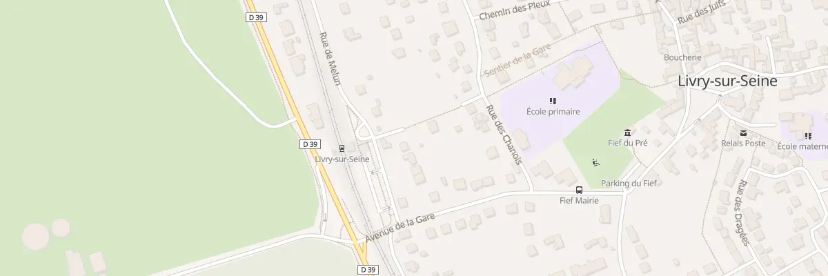 Plan du 8T Rue de Melun à Livry-sur-Seine