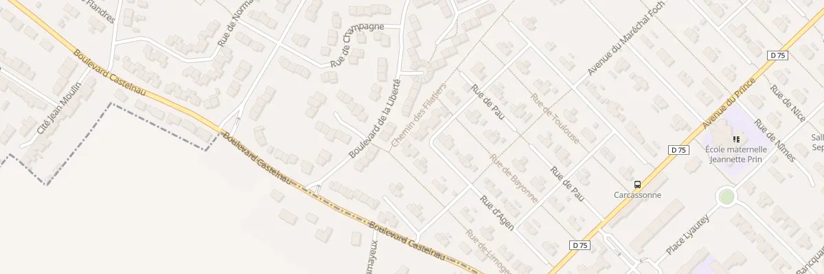 Plan du 30 Rue d’Agen à Angres