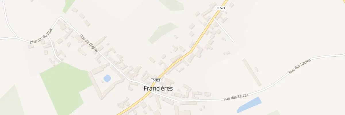 Plan du 10 Rue de la Maladrerie à Francières