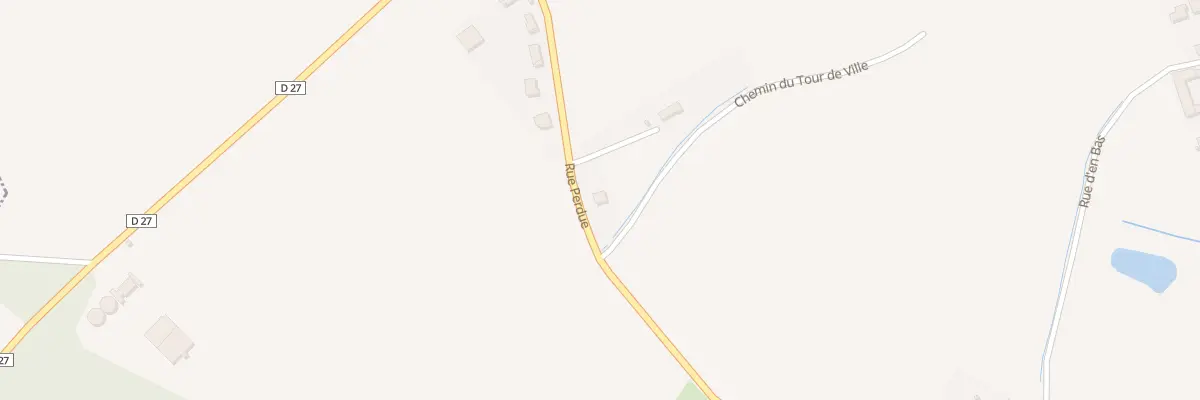 Plan du 8 Rue Perdue à Hainvillers