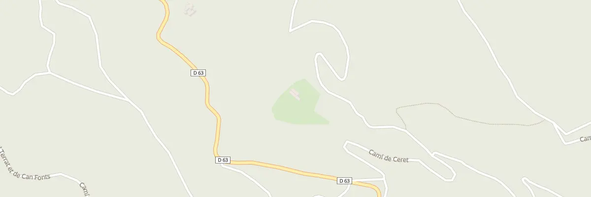 Plan du 150 Cami de Céret à Oms