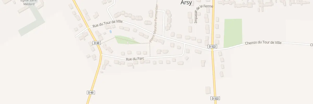 Plan du 4 Rue du Parc à Arsy