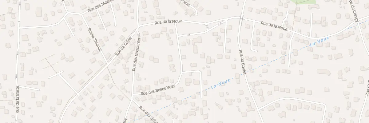 Plan du 170 Rue des Belles Vues à Vaux-le-Pénil