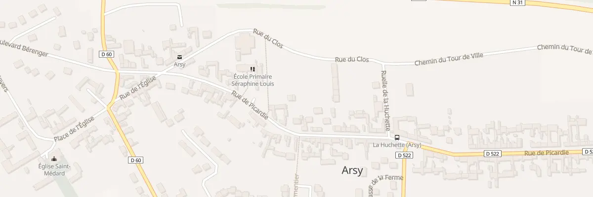 Plan du 118 Rue de Picardie à Arsy