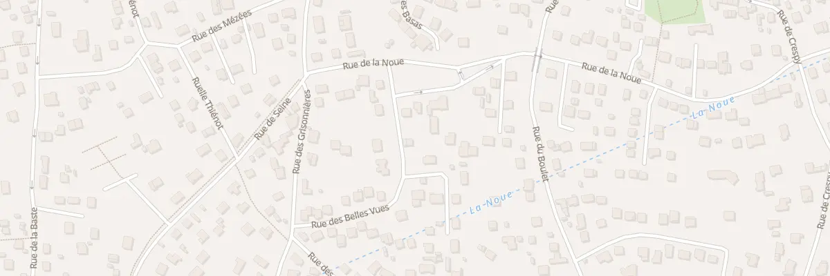 Plan du 154 Rue de la Noue à Vaux-le-Pénil