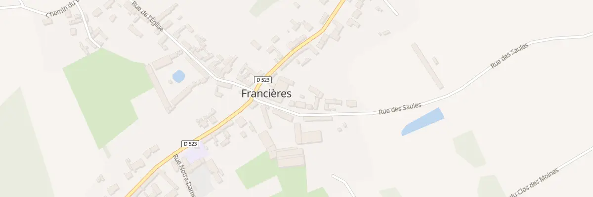 Plan du 8T Rue des Saules à Francières