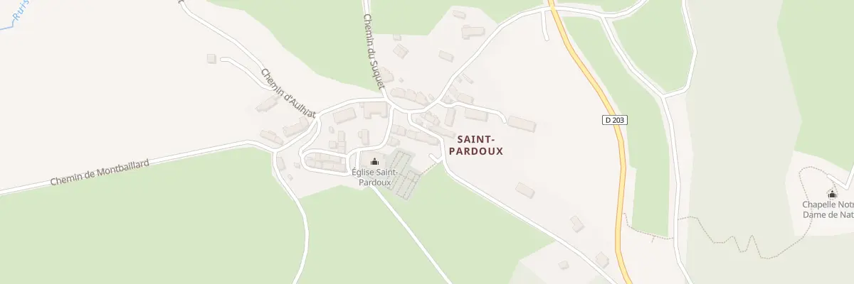 Plan du 5228 Saint Pardoux à La Tour-d’Auvergne