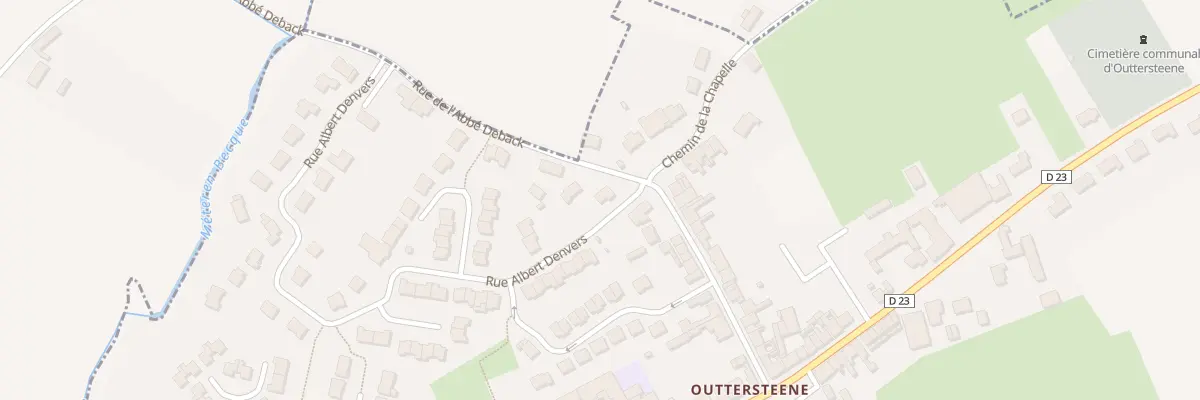 Plan du 2B Rue Albert Denvers à Bailleul
