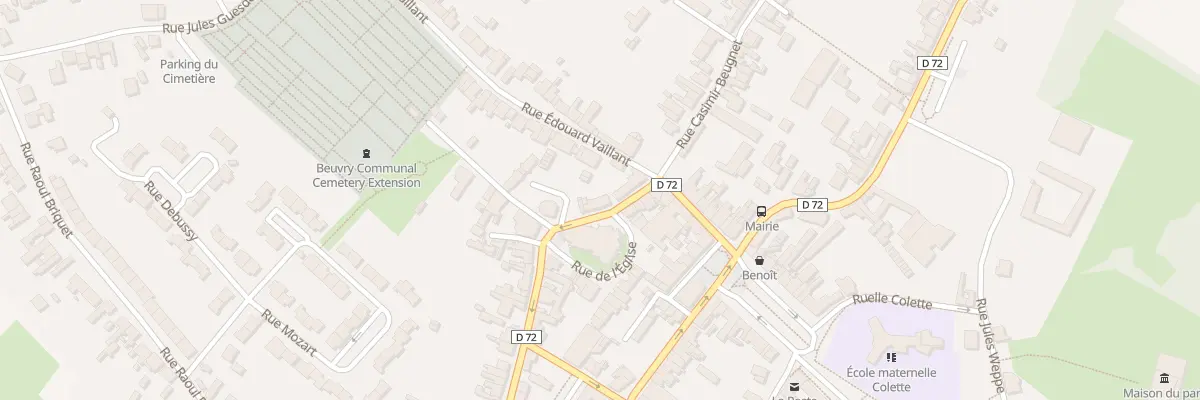 Plan du 18 Rue Sadi Carnot à Beuvry