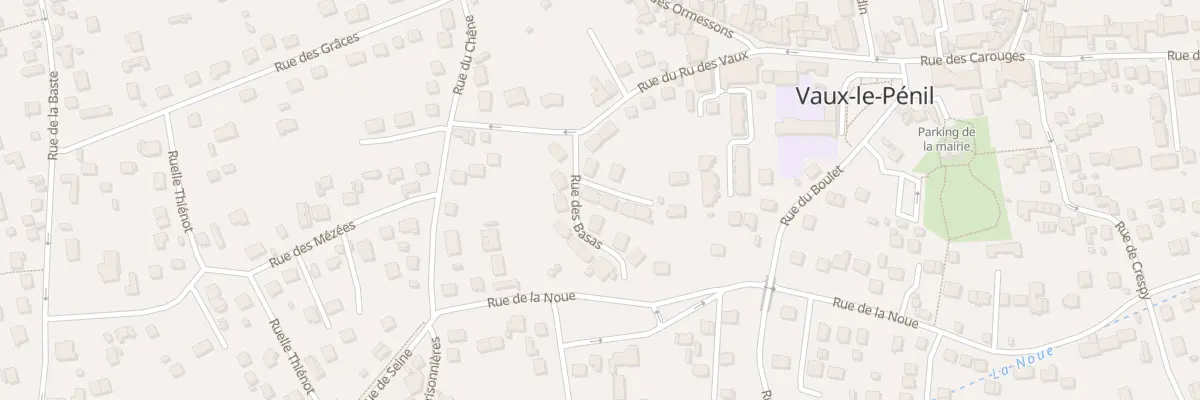 Plan du 18 Rue du Ru des Vaux à Vaux-le-Pénil