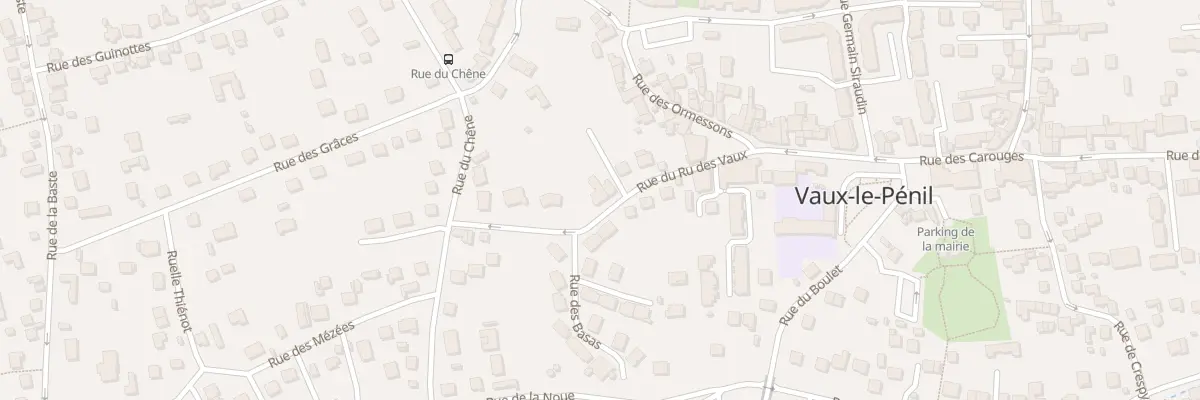 Plan du 11 Rue du Ru des Vaux à Vaux-le-Pénil