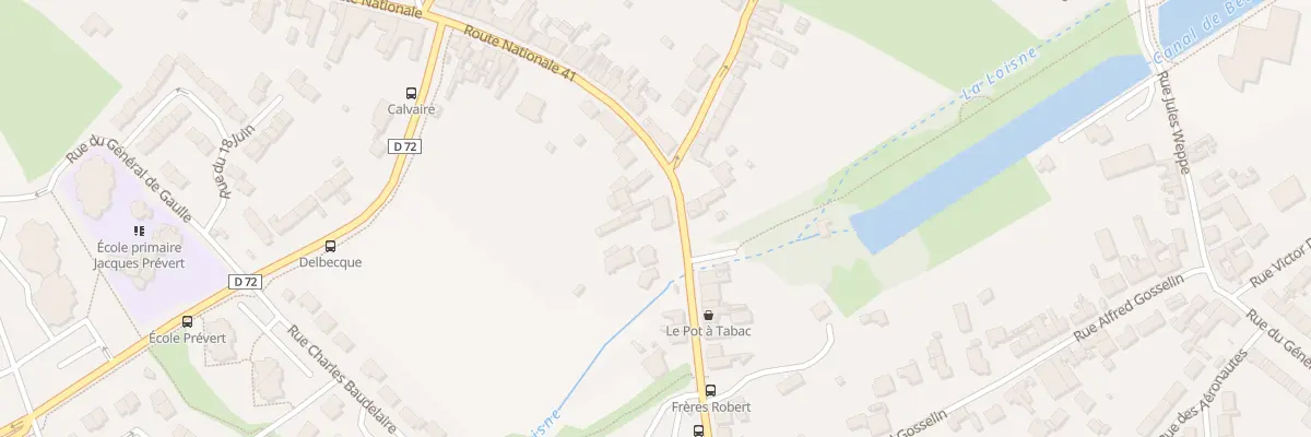 Plan du 37 Rte Nationale à Beuvry