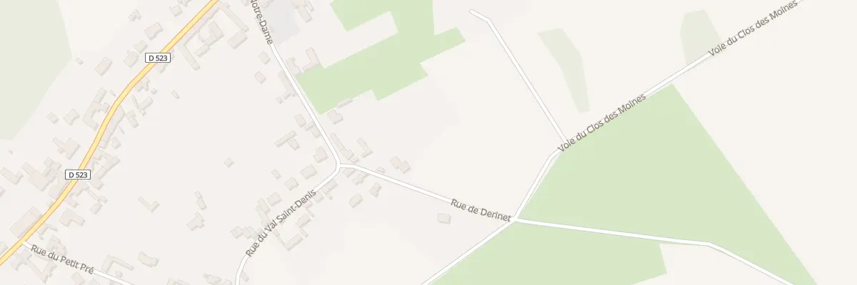 Plan du 4 Rue du Dérinet à Francières
