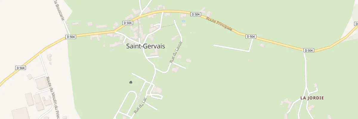 Plan du 5841 Saint Gervais à Saint-Symphorien-de-Thénières
